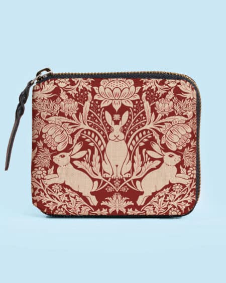 Wallets For Women | Modern Damask-Year Of The Rabbit